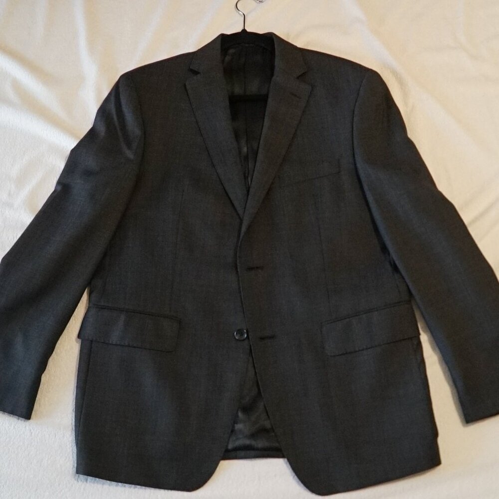 Black and Gray Sport Coat